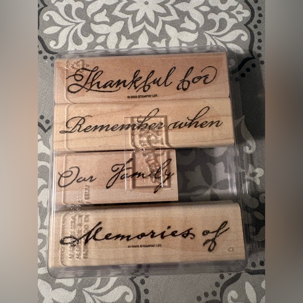 Stampin' Up! Word Prompts